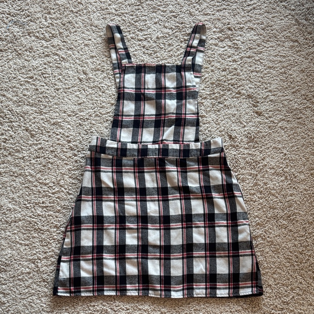 Black plaid dress